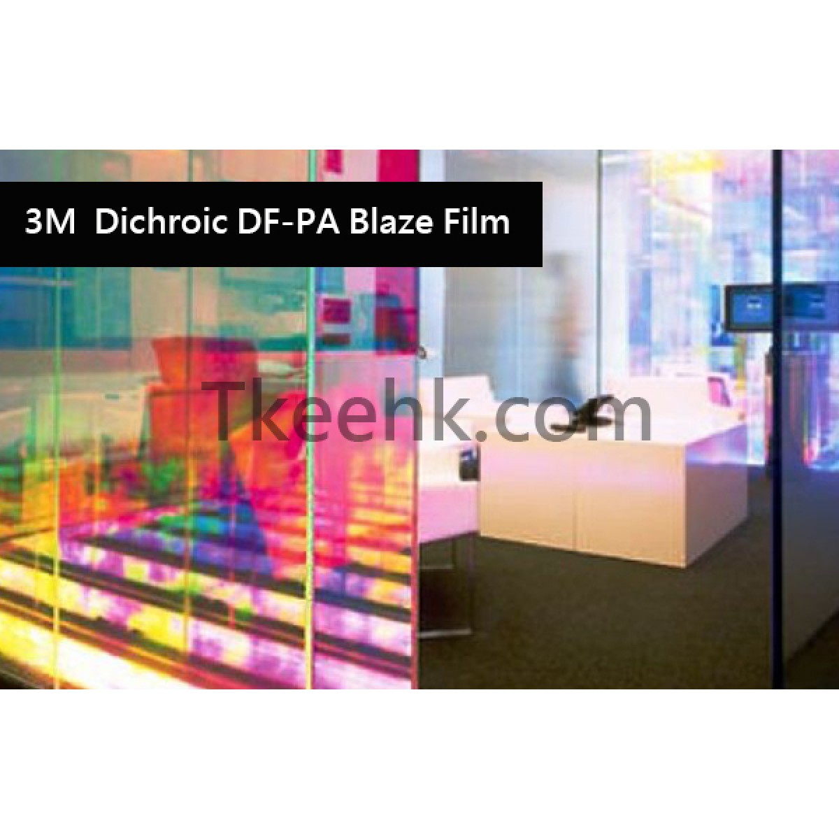 China Blaze Dichroic Iridescent Window Film for Glass Or Acrylic